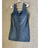 Guess Los Angeles Jean Denim Full Zip Short Dress Size 4 - $24.99