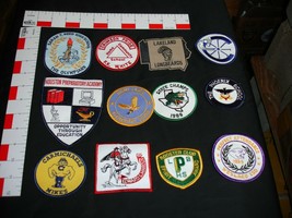 School related advertising  vintage patch collection set lot - £13.18 GBP