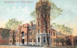 State Armory Binghamton New York 1910c postcard - £4.81 GBP