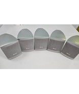 Genuine Norcent Silver Speakers for Home Surround Speaker System Lot Of 5 - €25,48 EUR