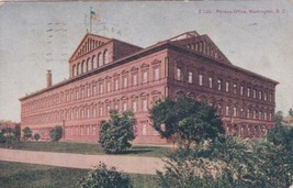 Pension Office Washington D. C. Postcard 1908 A02 - £2.38 GBP