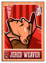 2013 Panini Triple Play Jered Weaver    Los Angeles Angels #37 Baseball card   C - $1.74
