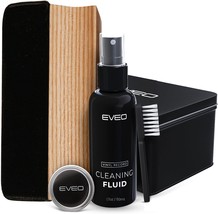 Eveo Premium Vinyl Record Cleaner Kit - Complete 4-In-1 Vinyl Records Cl... - £30.79 GBP