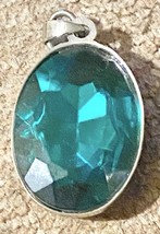 Fashion Glass Gem Pendant 1 Inch Green - €6,80 EUR