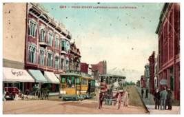 No. 1511 Third Street San Bernardino, CA Mitchell Postcard - £13.19 GBP