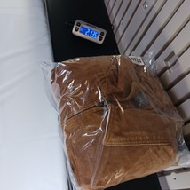 New York Classics RN#82814 Men's Brown Genuine Leather Full Zip Jacket Size XL image 7