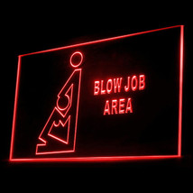 180011B Blow Job Area Funny Cartoon Sexual Humor Great Funny LED Light Sign - $21.99