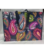 Vera Bradley Large Paisley tote bag Multicolor travel beach Bag - $26.91 CAD
