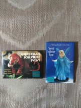 2 Walt Disney Sculpture Event Pins Blue Fairy Pinocchio Shere Khan The Jungle... - £11.68 GBP