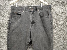 Lee Jeans Men 38x30 Black Regular Fit Straight Leg Casual Workwear Denim... - $21.59