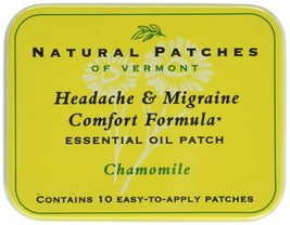 Natural Patches of Vermont Headache &amp; Migraine Comfort Formula Essential Oil ... - £16.24 GBP