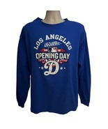 Los Angeles LA Dodgers Baseball Mens Opening Day Blue Double Graphic T-S... - £19.38 GBP