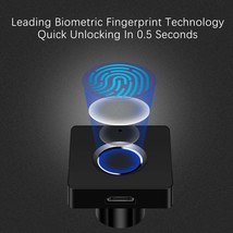 Fingerprint Lock Electronic Cabinet Door Locks, Smart Biometric Hidden File Cabi - £207.79 GBP