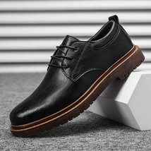 Fashion Shoes Spring Autumn Lace Up Leather Shoes  Comfy Office Style Leisure Wa - £67.34 GBP
