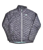 The North Face Quilted Puffer Jacket Women S Purple Thermoball Eco Zip I... - £41.90 GBP