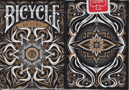 Bicycle Realms (Black) Playing Cards - $15.83