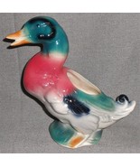 1940s-50s Royal Copley MALLARD - DUCK PLANTER Made in USA #1 - $572.81 MXN