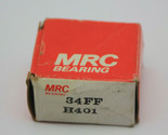 MRC 34FF H401 Radial Doube Shield Snap Ring Single Row Ball Bearing New - £10.16 GBP