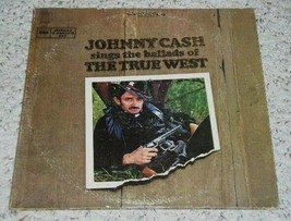 Johnny Cash Sings The Ballads Of The True West Record Album Vinyl 2 discs - £15.95 GBP