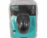 Logitech M317 Bluetooth 5 Button Standard Mouse Black Soft Touch Wheel New - £8.48 GBP