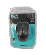 Logitech M317 Bluetooth 5 Button Standard Mouse Black Soft Touch Wheel New - £8.63 GBP
