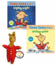 Llama Llama 2-in-1: Wakey-Wake/Nighty-Night boardbook by Anna Dewdney and 9.5-In - £19.98 GBP