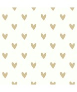 Room Mates Peel &amp; Stick Wallpaper Heart Pattern RMK3525WP *NEW* - $30.07 CAD