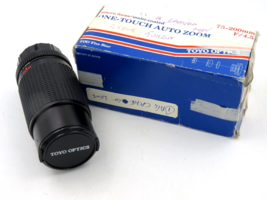 TOU FIVE STAR MC Camera Lens Auto Macro Zoom 75-200 MM 1:4.5  for Pentax K - $12.82