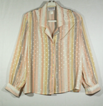 Vintage New Expressions by Bobbie Brooks Button Up Shirt Made in Hong Kong - £12.49 GBP
