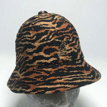 Men&#39;s Kangol Tiger Carnival Brown | Black Casual Bucket Hats NWT - £74.70 GBP