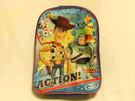 Disney Toy Story 4 Woody Buzz Lightyear Forky School Back Pack Backpack Book Bag - £20.35 GBP