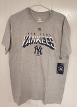New York Yankees Majestic Gray T Shirt - MLB - $19.99