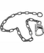Heavy-Duty Wallet Chain, Matte Silver 23.6in Double Lock, Key &amp; Wallet S... - $21.33 CAD