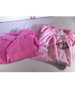 Cotton Deluxe Pink Army Womens Polo Size L and Wet Willy&#39;s bar Camo Tee ... - $27.58 CAD