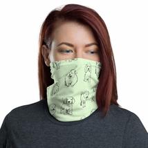 Dog Collection II Green Breathable Washable Neck Gaiter - £17.14 GBP