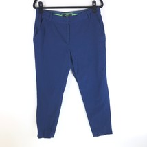 C Wonder Womens Skinny Pants Textured Pockets Stretch Blue Size 10 - £9.87 GBP