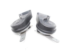 00-06 MERCEDES-BENZ W220 HORNS HIGH & LOW TONE HORN PAIR E6089 image 3