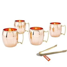 2 X Moscow Mule Solid Copper Mug / Cup, 16 Ounce, Set of 4 - £54.21 GBP