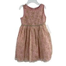 Rare Editions Baby Girls Pink Sleeveless Fit + Flare Dress 18 Month New - £26.19 GBP