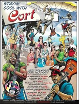 Cort Guitars illustration ad T.M. Stevens Matt Guitar Murphy 2000 advert... - £3.35 GBP