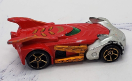 Saban Power Rangers Megaforce Hot Wheels Red Ranger Dragon Zord Car 1/64 Diecast - £4.63 GBP
