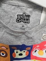 NWT Nintendo Animal Crossing Boy's graphic t-shirt  XL Gray image 4