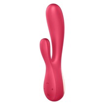 App Enabled Mono Flex Rabbit Vibrator Red with Free Shipping - £113.95 GBP