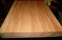 Solid One Piece Exotic Kiln Dried Okoume Guitar Blank Lumber Wood 19&quot; X 14&quot; X 2&quot; - £62.53 GBP