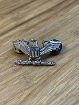 Vintage Silvertone Eagle Military US Air Force Badge Pin KG JD - $12.86