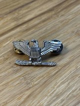 Vintage Silvertone Eagle Military US Air Force Badge Pin KG JD - £10.12 GBP