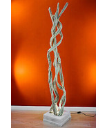 Wood Floor Lamp Liane 200 cm Driftwood Root Wood Shabby Vintage Lamp Light - $13,708.69 MXN