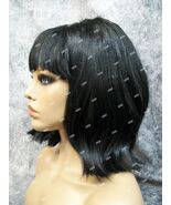 Black Starlet Wig 60s Bouffant Anime Cosplay Retro Sock Hop Waitress Che... - €13,55 EUR