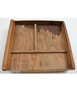 Vintage Hand Made Divided Storage Box 8.125&quot; Long Collectible Woodenware... - £7.02 GBP