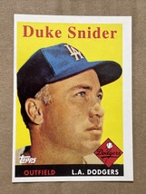 2010 Topps Cards Your Mom Threw Out #CMT65 Duke Snider Dodgers - £1.45 GBP